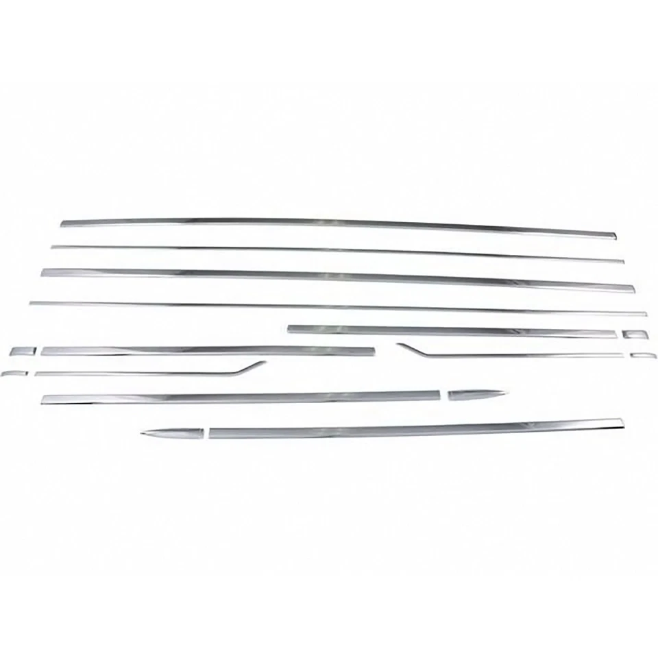 1962 1963 1964 1965 1966 Chevy Truck Body Side Molding Long Bed 16 PCS RH & LH Foto 3 de 4