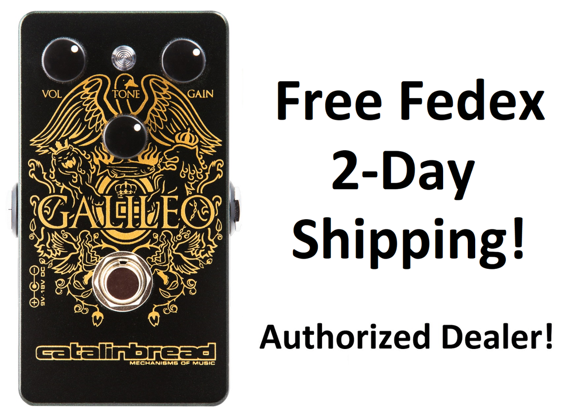 New Catalinbread Galileo MKII Overdrive Treble Booster Guitar