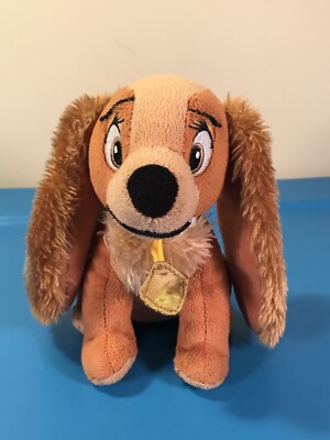 Disney 7'' Lady And The Tramp Plush Dolls Toys Stuffed Animals Just Play Dog