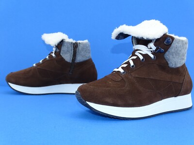 Vitaform Damen Lammfell Stiefeletten Vitaform Hightop Sneaker