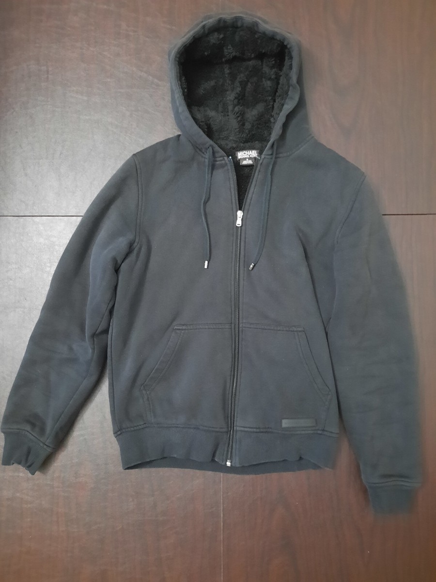 Kors Mens Sherpa Michael Kors Fleece Lined Hoodie Teen Boys
