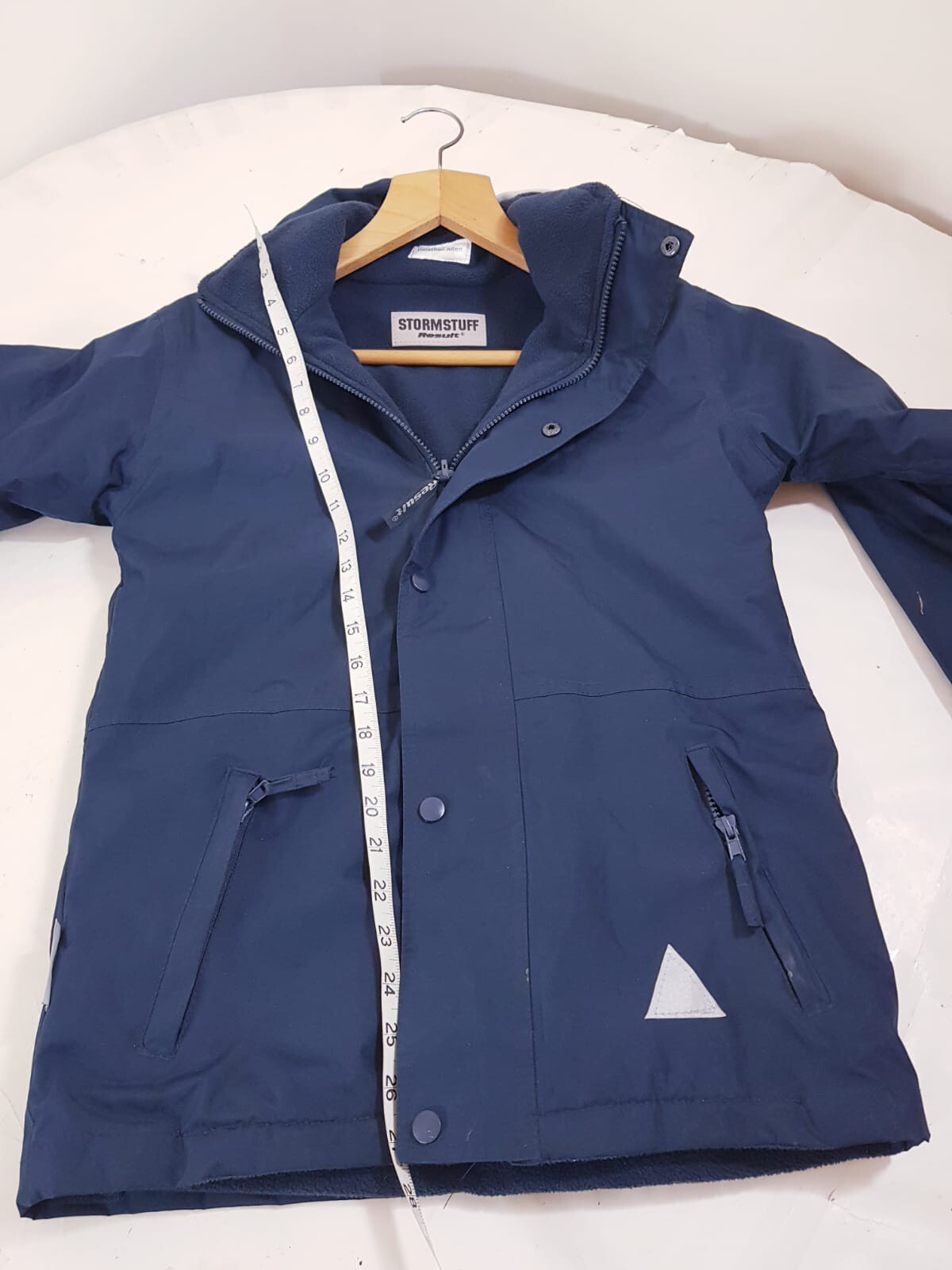 Resultstuff Navy Rain Jacket Double Side/Waterpro… - image 8