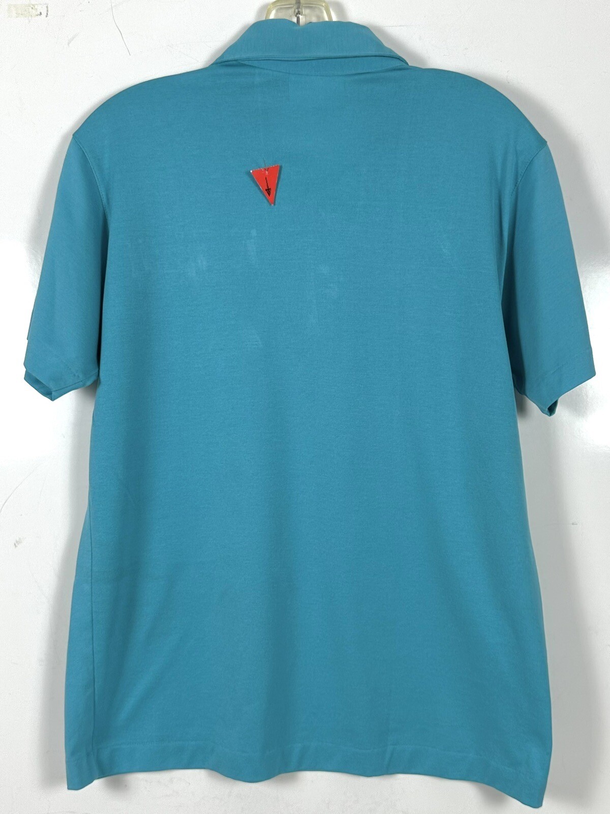 Vintage Givenchy Polo Shirt Adult Size Medium Short Sleeve Shirt Turquoise thumbnail 12