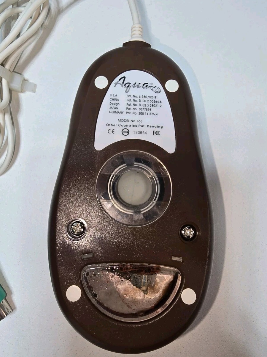 VINTAGE RARE Aqua Mouse Hershey's Liquid Filled Optical