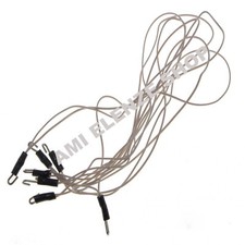 10 TENDI LENZA ELASTICI CON GANCETTO PESCA ROUBASIENNE TENDILENZA AMI FILI PESCA