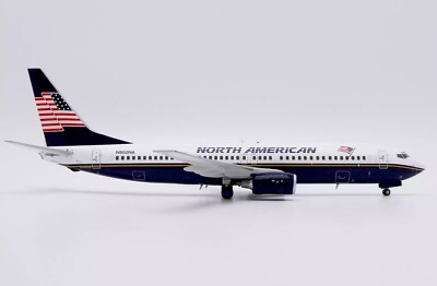 JC WINGS NORTH AMERICAN AIRLINES B737-800 WITH STAND 1:200 LH2NAO437 IN STOCK