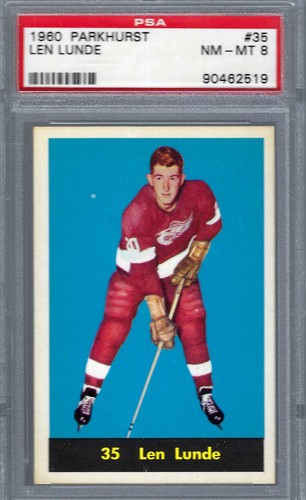 Len Lunde #35 card