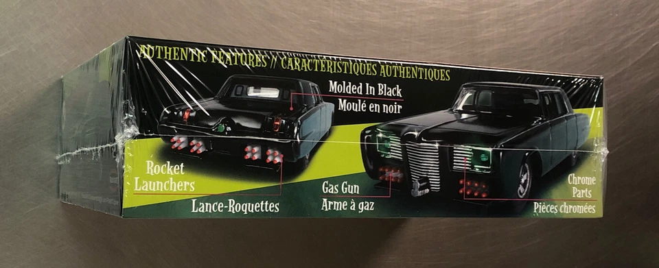 POLAR LIGHTS THE GREEN HORNET BLACK BEAUTY MODEL-KIT  1/32 SCALE 7” LONG SEALED! - Image 3 of 4