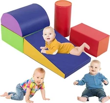 For Toddlers 1-3 Baby Playing Crawling Equipment Foam Kids Climb Crawl Toys Set