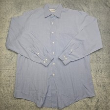 Vintage Brooks Brothers Makers Shirt Mens 16.5 33/34 Striped OCBD Oxford USA