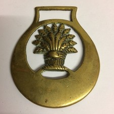 Vintage Horse Brass - Wheatsheaf Harvest Farming