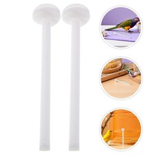 50 Pcs Bird Cage Perch Cockatiel Perches for Budgie Toys Platform