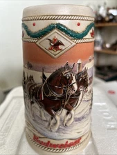 1996 Budweiser Holiday Stein Series - American Homestead, Signature Series