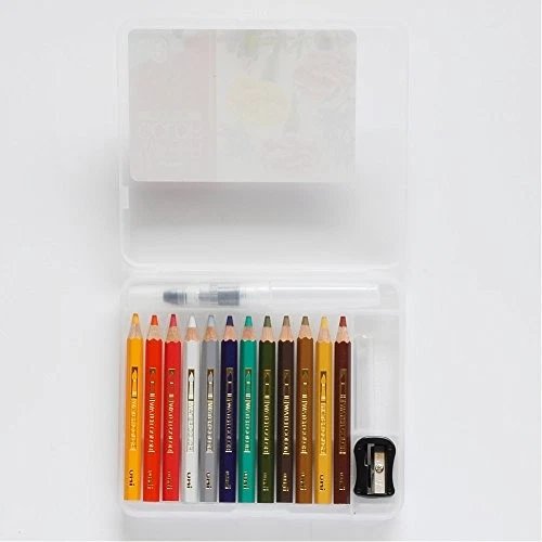 Mitsubishi Pencils UWCNCS12C3 Watercolor Pencils Uniwater Color Compact 12 Foto 4 de 4