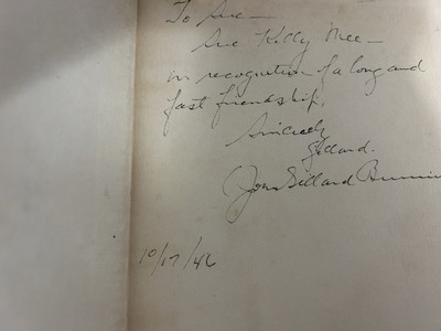 Whereon To Stand John Gilland Brunini signed 1st Ed Vicksburg MS Admiral Mee '46
