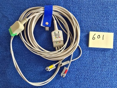 601 EKG Stammkabel, 3/5-lead, IEC, 3.6 m/12 ft. plus Ableitungen 3 Lead