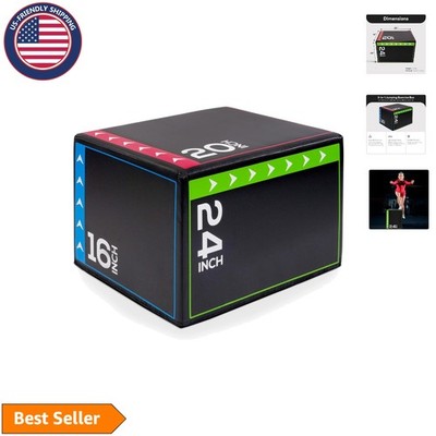 Durable Non-Slip Foam Jumping Box for Strength, HIIT, and Agility Training