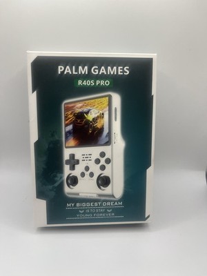 RegiisJoy Palm Games R40S Pro Handheld Game Console White *For Repair* Read Desc