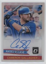 2018 Panini Donruss Optic Holo Prizm Cameron Gallagher #84S-CG Auto no9