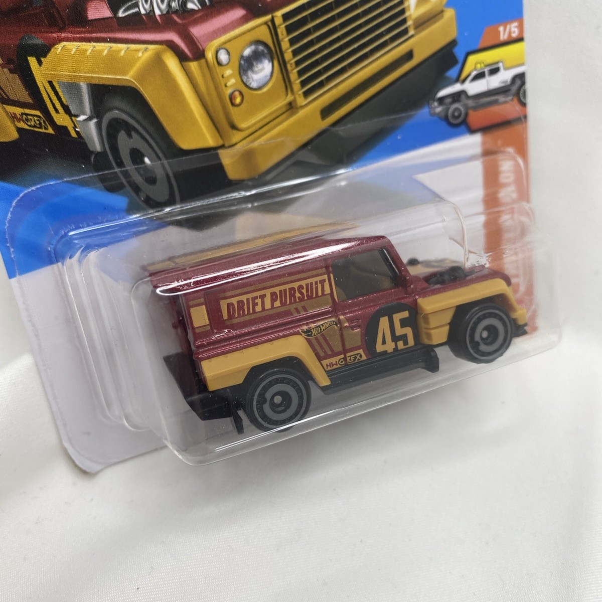 Hot Wheels Truckin' Along Red Drift-Ender Land Rover 13/250 | eBay