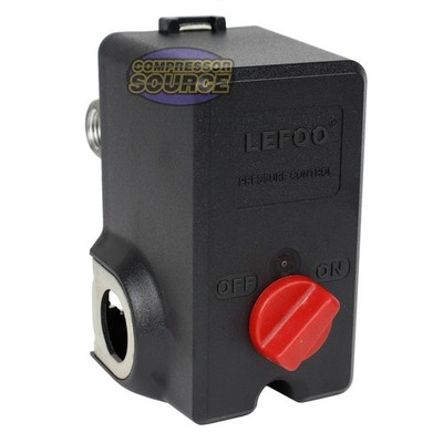 4 Port Air Compressor Pressure Switch Control Valve 140-175 PSI Import Style