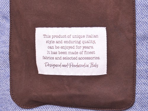 Waterville Made in ITALY Blue Quilted Puffer Full Zip Padded Jacket Coat 42 - Picture 11 of 13