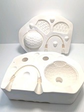 Clay Magic J516 Sm. Wicker Basket Slip Casting Ceramic Molds