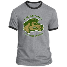 Memphis Hound Dogs Ringer T-shirt Cotton | Football Team