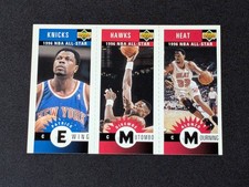 1996 Upper Deck Collector's Choice Mini Mourning/Mutombo/Ewing Heat/Hawks/Knicks