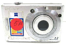 SONY Cyber-shot DSC-W35 Silver Digital Camera - Parts/Repair