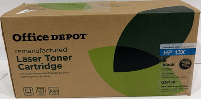 Office Depot Black Toner for HP 13X Q2613X LaserJet 1300