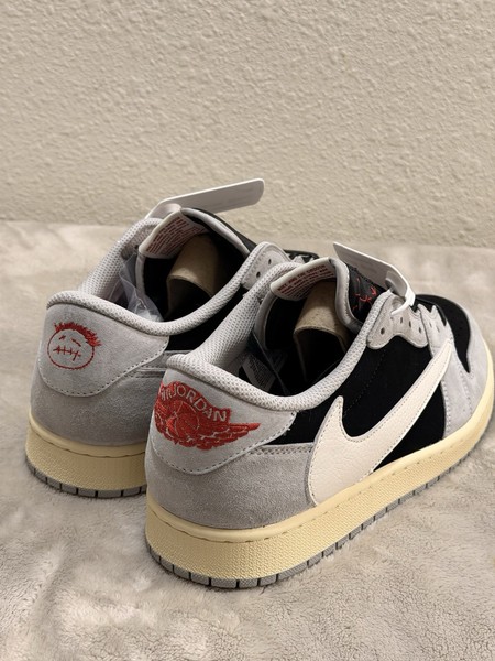 Jordan Air Jordan 1 Low OG SP Negro/Gris/Vela/Rojo Ante DM7866-010 4