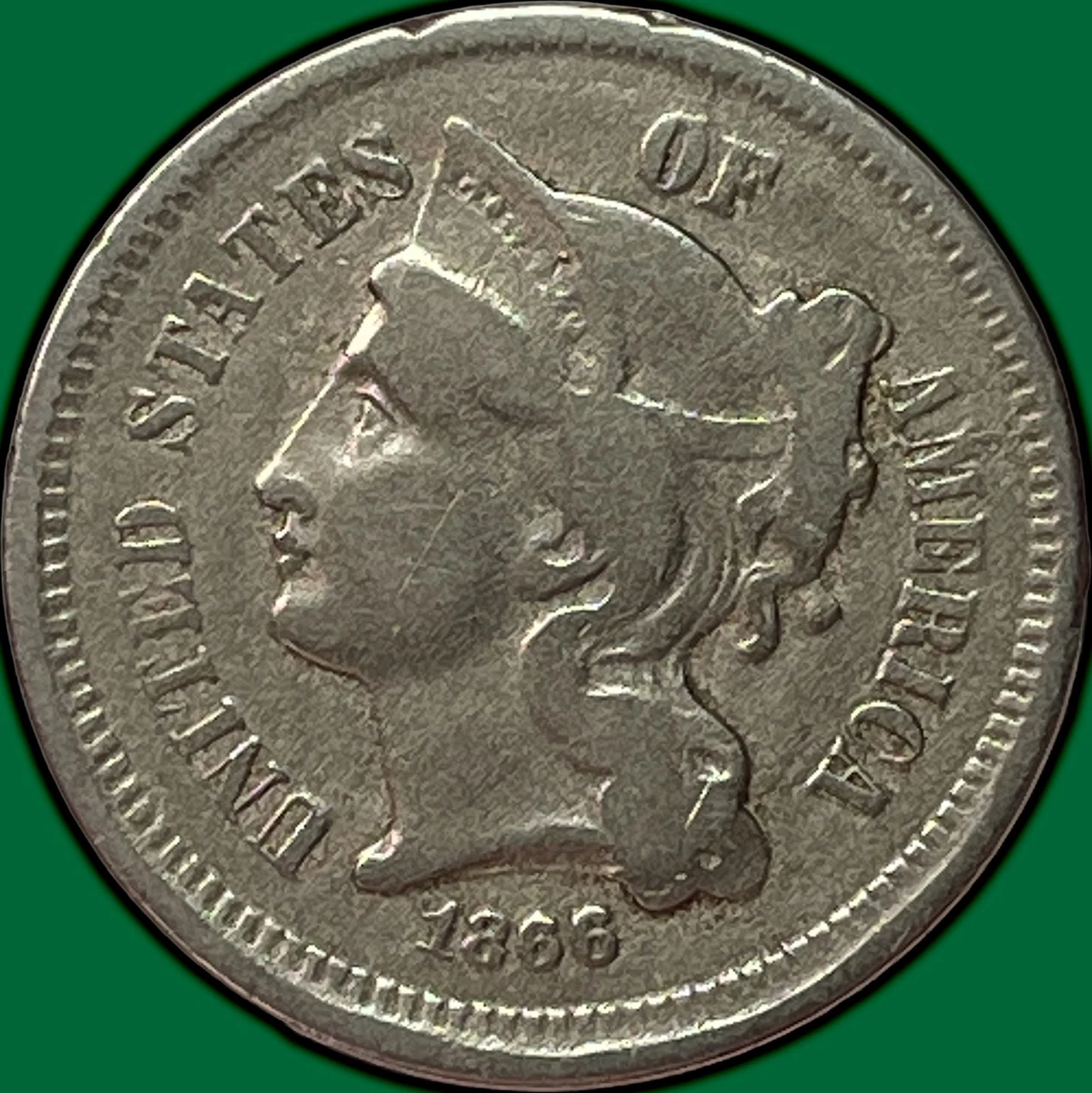 1866 Year US Three Cent Nickels for sale | eBay