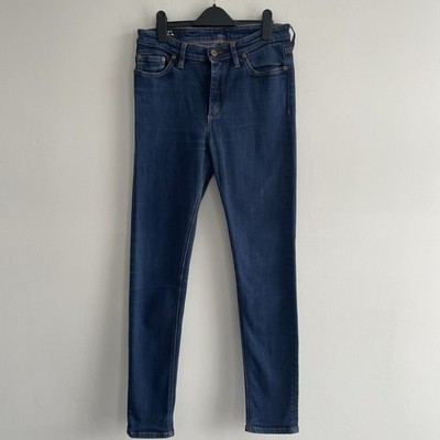 Hiut Denim Jeans Blue Slim Skinny W28 L29 (Label 31/30) Stelsby Pockets
