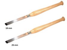 Schr&auml;gmei&szlig;el 19mm & 25mm "CARP Skew" Drechseleisen HSS-M2 Stahl Drechselzubeh&ouml;r