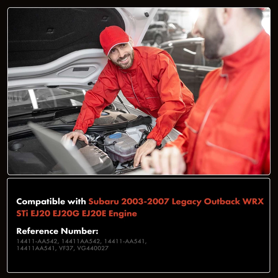 Turbocharger for Subaru Legacy Outback WRX STi EJ20 EJ20G EJ20E Engine 2003-2007 - Image 3 of 4