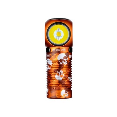 Olight Perun 3 Mini Ghost Blaze CW Headlamp/Flashlight, Red/White