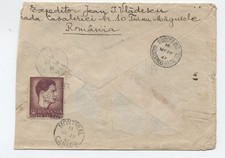 1947 romania registered cover to Canada [sr.1185]