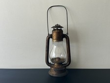Antique Vintage - DIETZ - NO.10 BRASS TUBULAR - Kerosene Oil Lantern Lamp