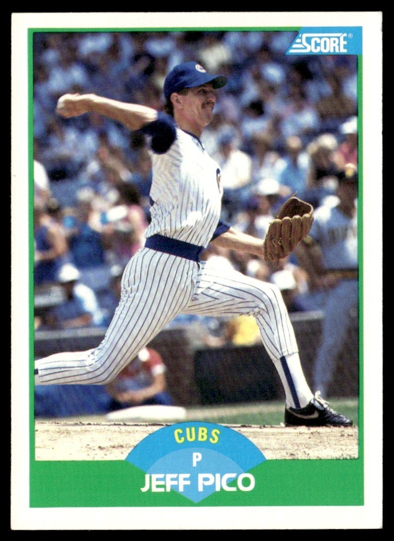 1989 Score Jeff Pico Rookie Chicago Cubs #13