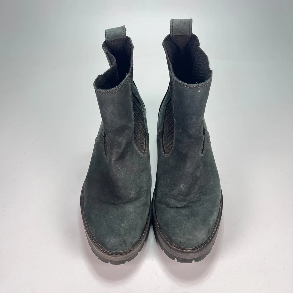 Timberland Courmayeur долины черная замша Chelsea ботинки A1J66 женский размер 8 - Изображение 3 из 4