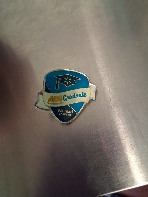 Walmart Academy ASM Graduate Lepel Pin