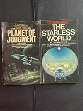 Lot Of 2 Star Trek Books: Planet Of Judgement, The Starless World