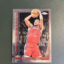 2025-26 Topps Chrome CJ McCollum Base Set #136 Basketball Trading Card