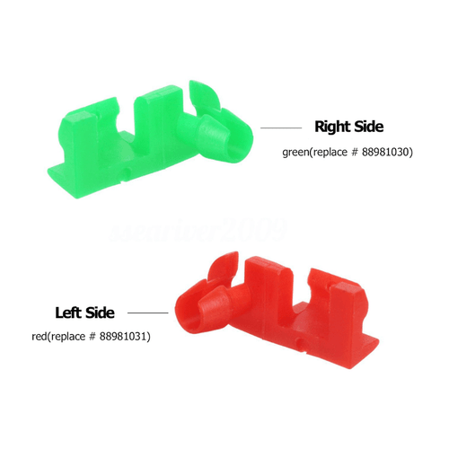 12pair Tailgate Handle Rod Clips LH RH Fit 1999-2007 Chevy Silverado GMC Sierra - Picture 4 of 10