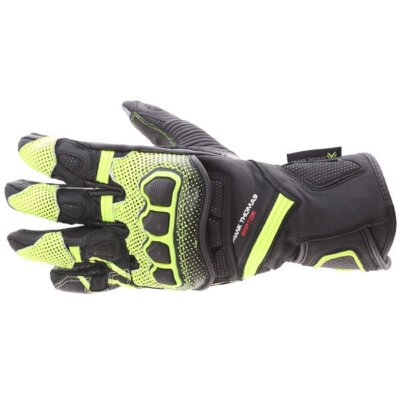 Frank Thomas Raptor Kang Motorcycle Gloves Black Yellow