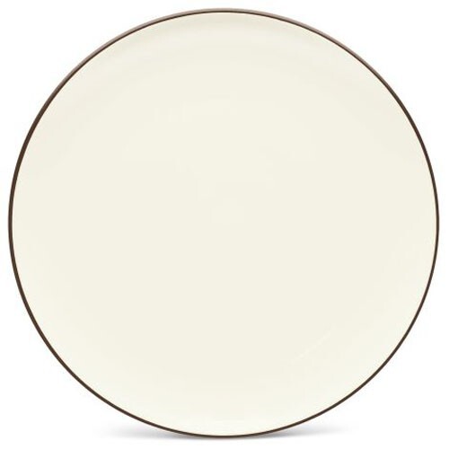 NEW NORITAKE "Colorwave Chocolate" Coupe Round Platter AUTHORIZED DEALER - Picture 1 of 2