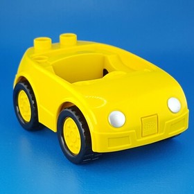 Duplo Lego Superman Rescue 10543 Replacement Yellow Car Wheels 92014 Sporty