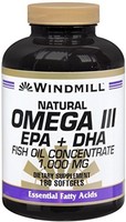 4 Pack Windmill Natural Vitamins Omega-3 1000mg With Epa & Dha 180 Softgels Each on sale 4 Pack Windmill Natural Vitamins Omega-3 1000mg With Epa & Dha 180 Softgels Each on sale