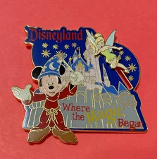 DISNEY Where the Magic Began Sorcerer Mickey & Tinker Bell Slider NEW  #11495